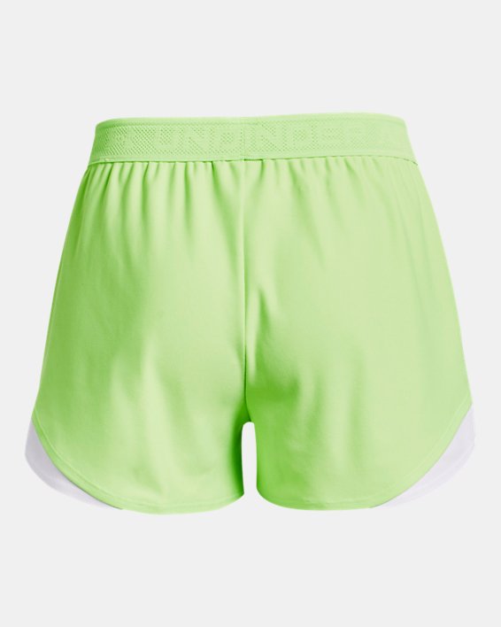 Damen UA Play Up 3.0 Shorts, Green, pdpMainDesktop image number 5